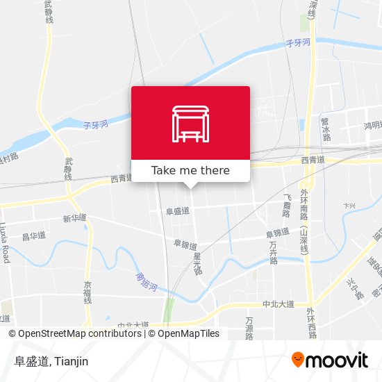 阜盛道 map