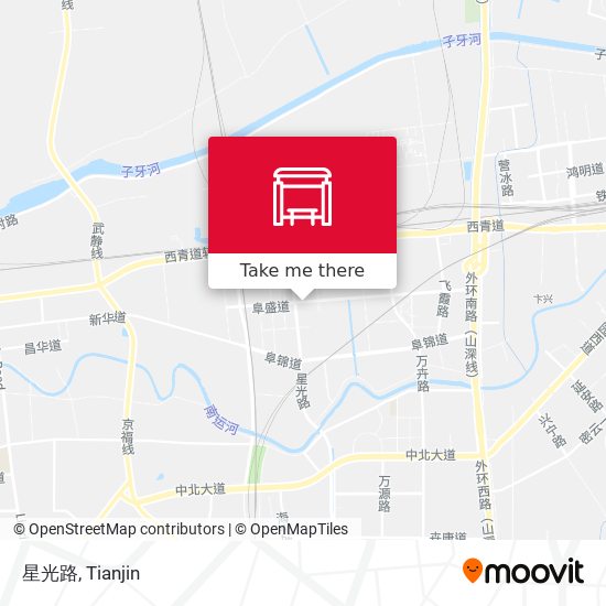 星光路 map