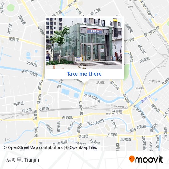 洪湖里 map