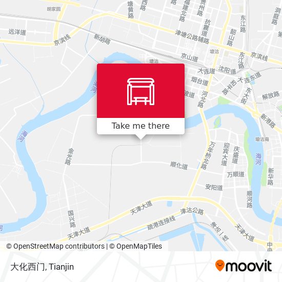 大化西门 map