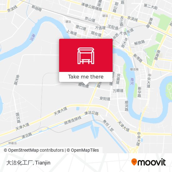 大沽化工厂 map