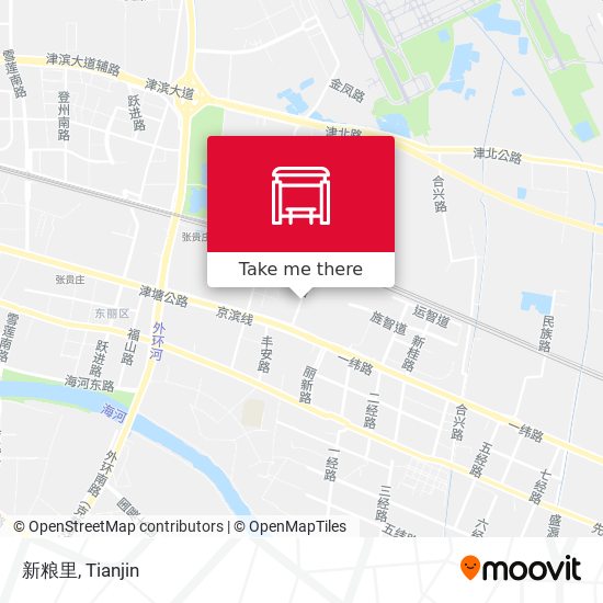 新粮里 map