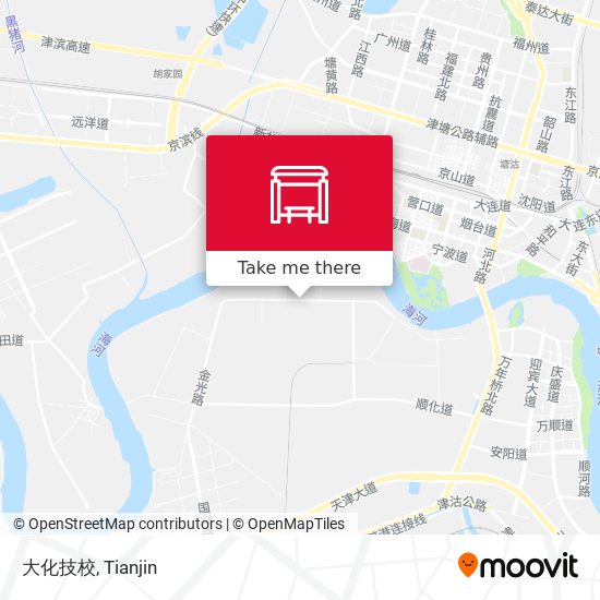 大化技校 map
