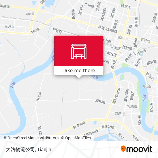 大沽物流公司 map