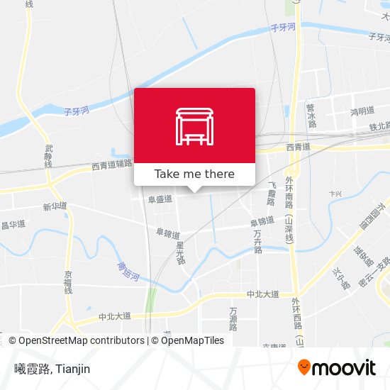 曦霞路 map