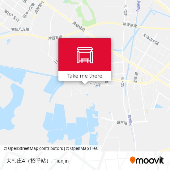大韩庄4（招呼站） map