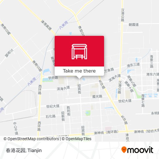 春港花园 map