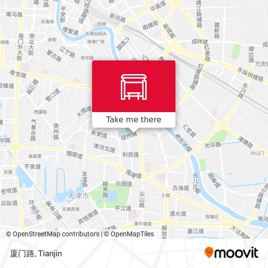 厦门路 map
