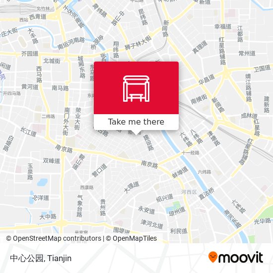 中心公园 map