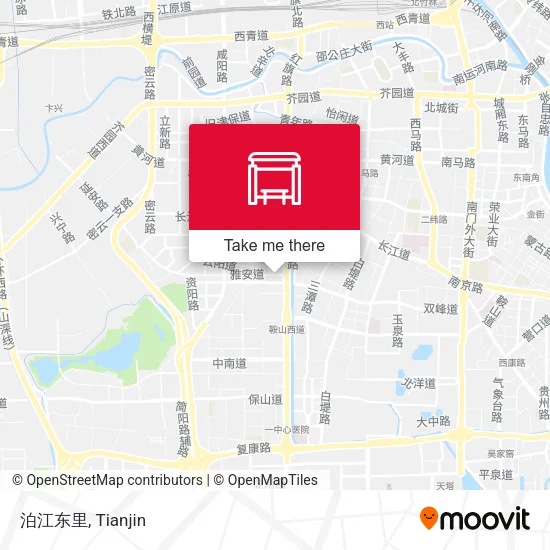 泊江东里 map