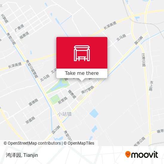 鸿泽园 map