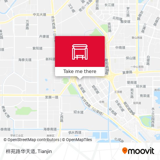 梓苑路华天道 map