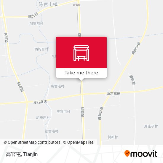 高官屯 map