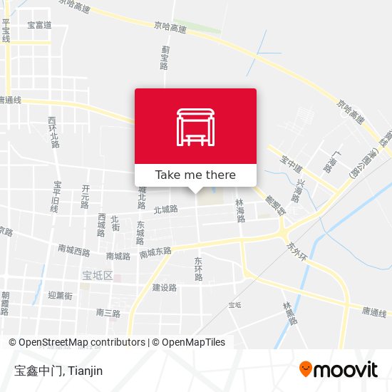 宝鑫中门 map
