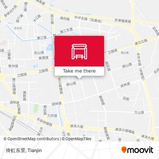 倚虹东里 map