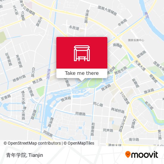 青年学院 map