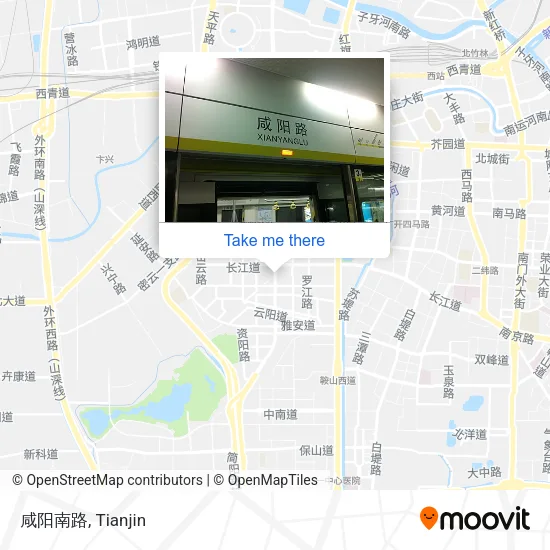 咸阳南路 map