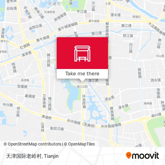 天津国际老岭村 map