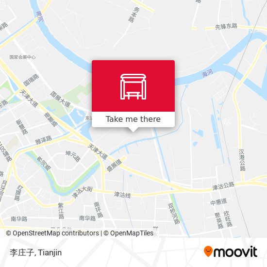 李庄子 map