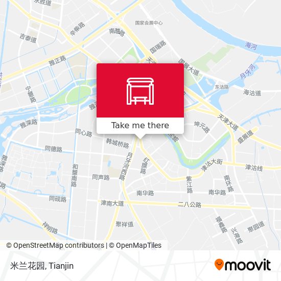 米兰花园 map