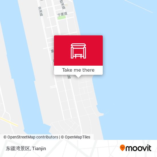 东疆湾景区 map