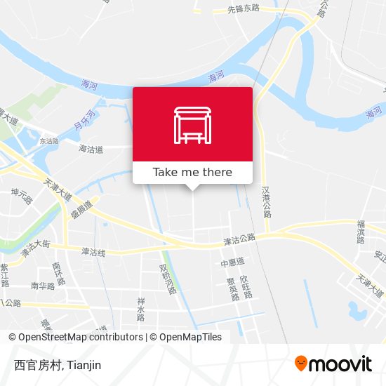 西官房村 map