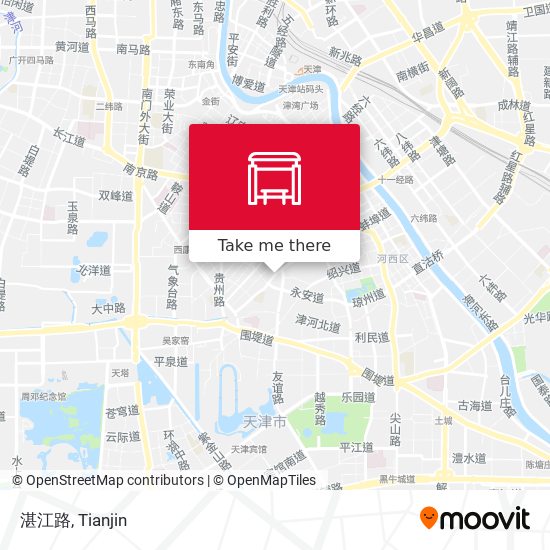 湛江路 map