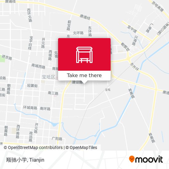 顺驰小学 map