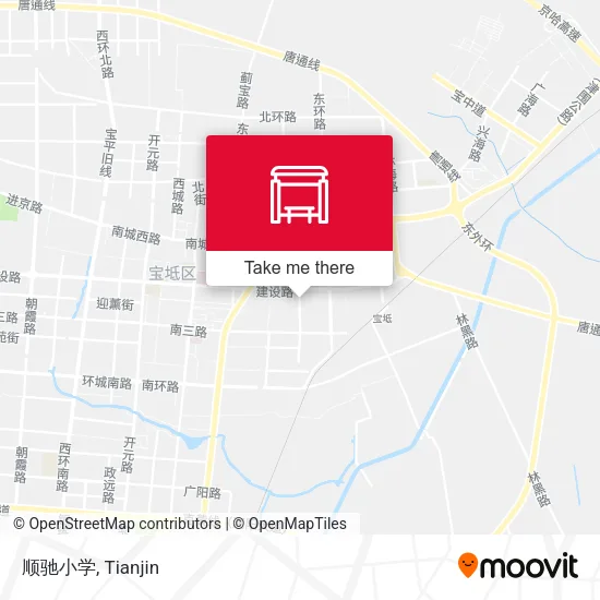 顺驰小学 map