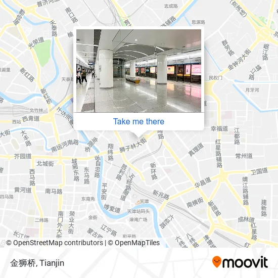 金狮桥 map