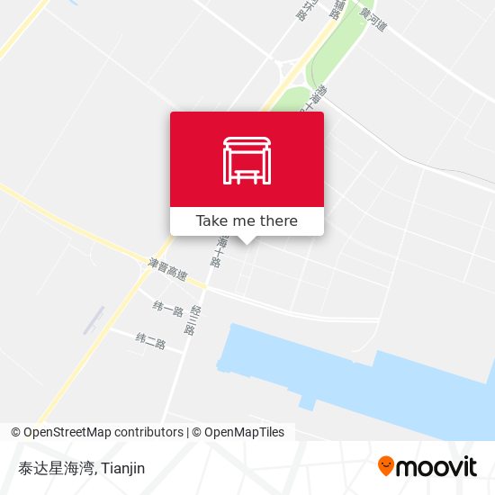 泰达星海湾 map