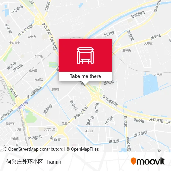 何兴庄外环小区 map