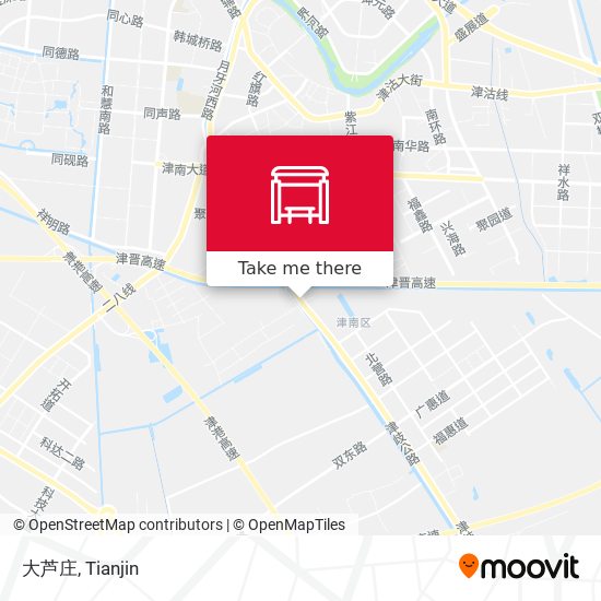 大芦庄 map
