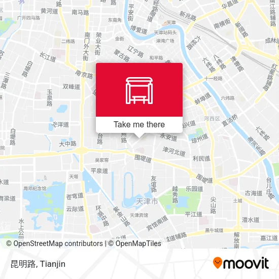 昆明路 map