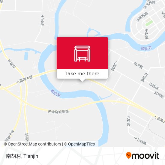 南胡村 map