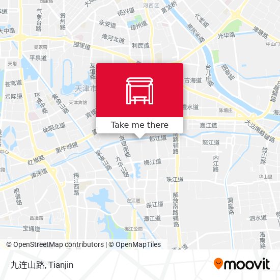 九连山路 map