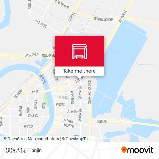 汉沽八街 map