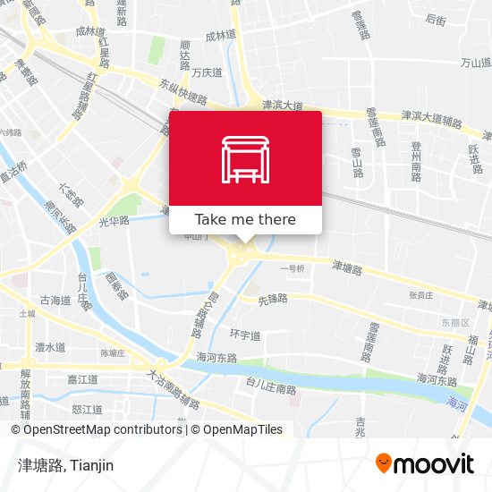津塘路 map