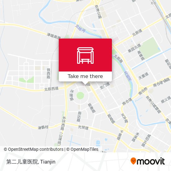 第二儿童医院 map