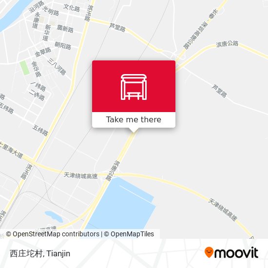 西庄坨村 map