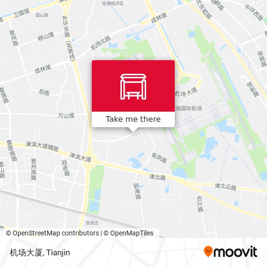 机场大厦 map