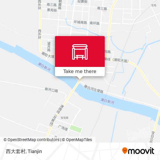 西大套村 map