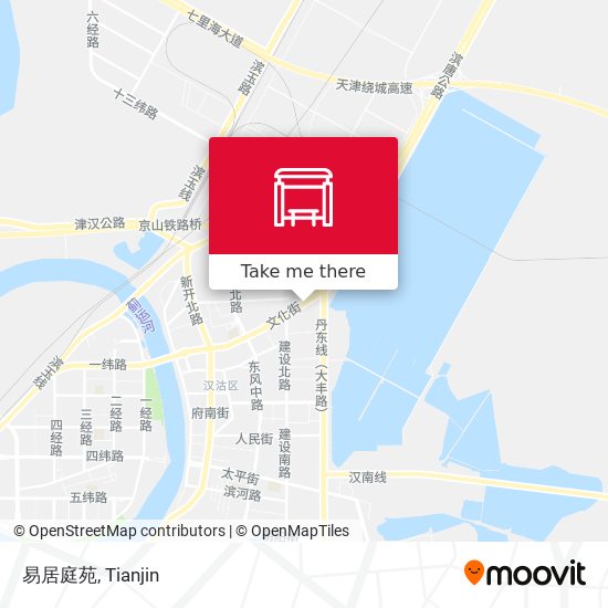 易居庭苑 map
