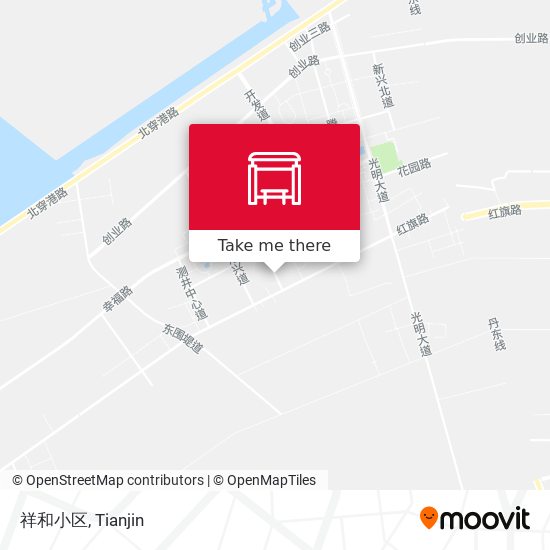 祥和小区 map