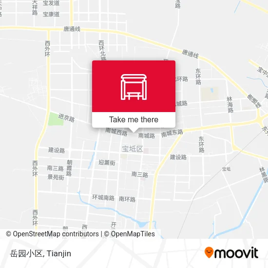 岳园小区 map