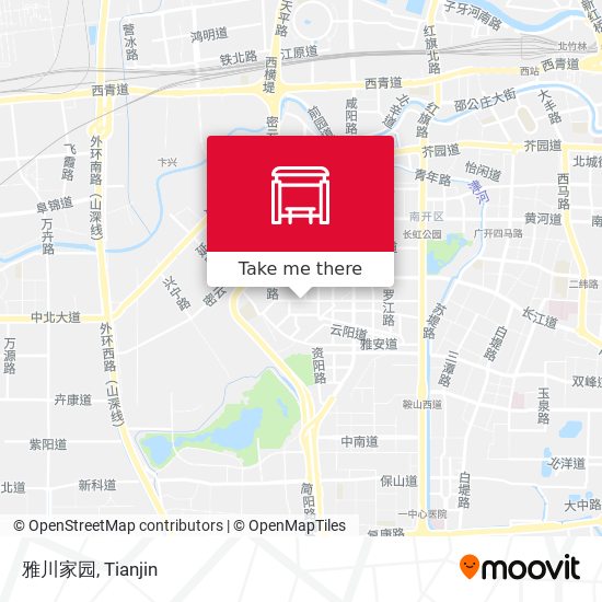雅川家园 map