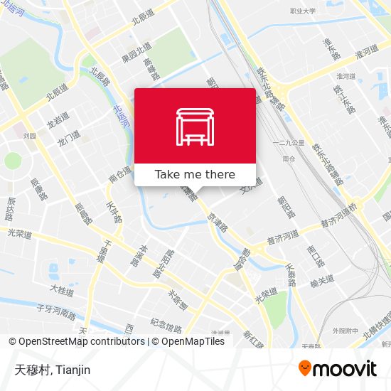 天穆村 map