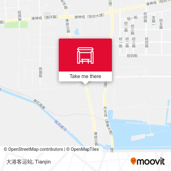 大港客运站 map