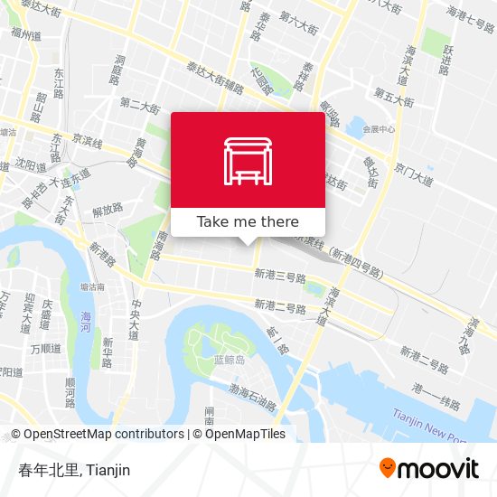 春年北里 map