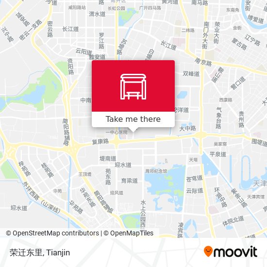 荣迁东里 map
